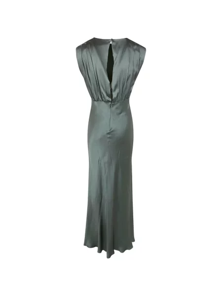 Rochie maxi Semicouture fără mâneci verde