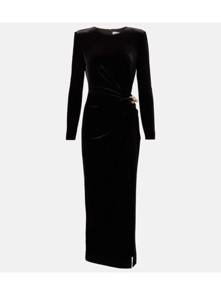 Rochie maxi Self-portrait de costum negru
