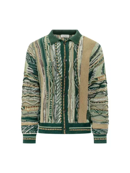 Dzianinowy sweter Laneus zielony