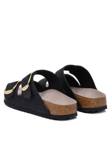 Pantofle Birkenstock s přezkou černé