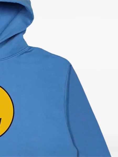 Hanorac cu glugă Drew cu imagine albastru