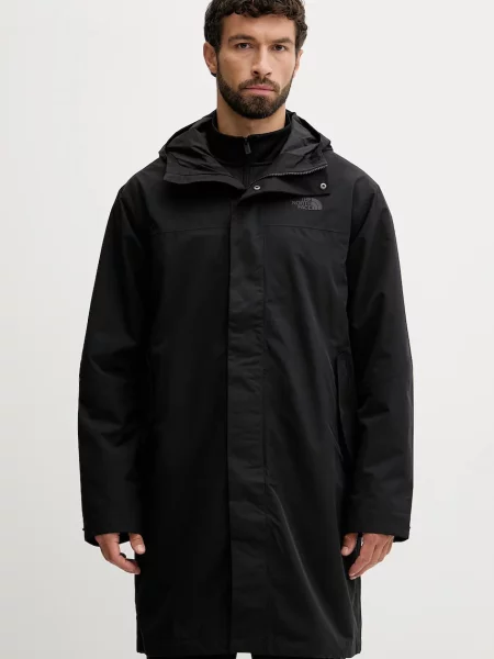 The North Face geacă de ploaie Nukabira de tranziție negru