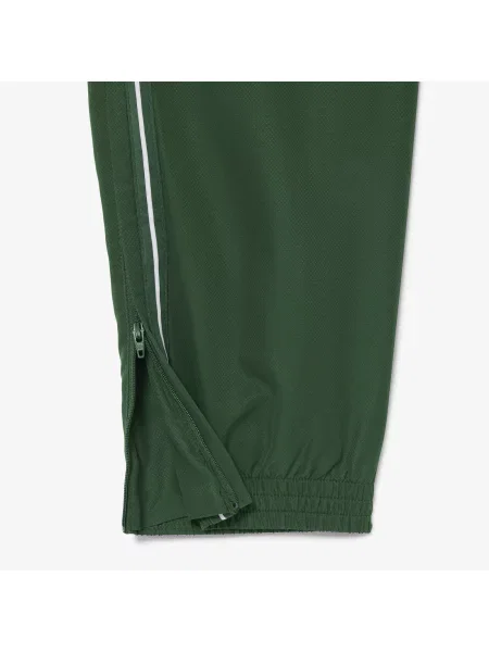 Lacoste Spodnie Dresowe Regular Fit zielone