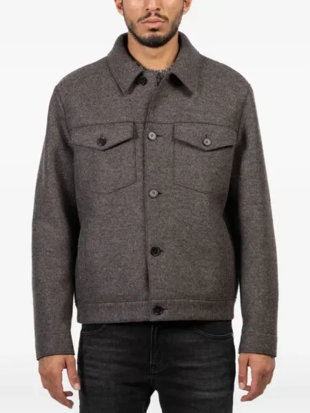 Jakna Harris Wharf London siva