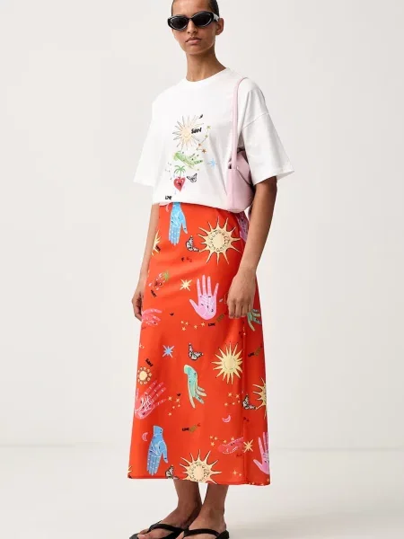 Never Fully Dressed tricou pentru femei din alb
