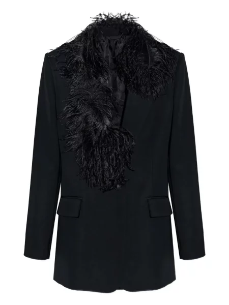 Geacă The Attico cu pene negru