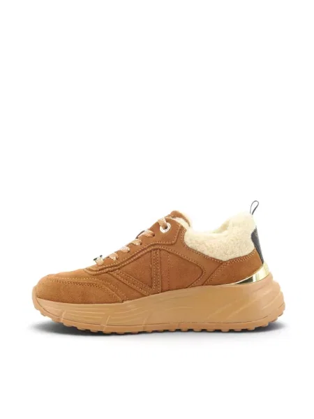 Guess Sneakersy brązowy