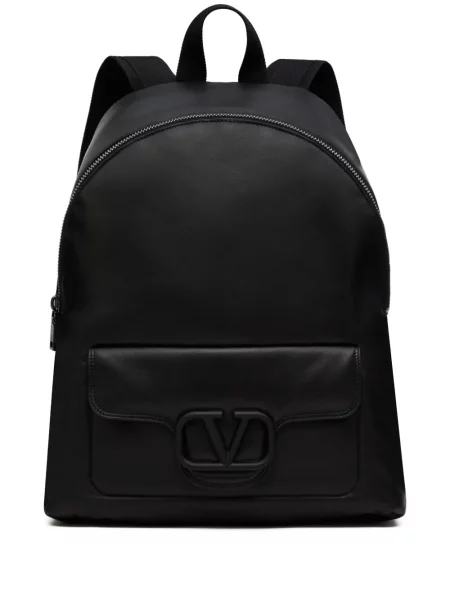 Rucsac Valentino Garavani din piele negru