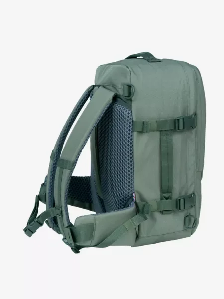 CabinZero Classic Pro 32 l túrahátizsák khaki színben grúz színű túra hátizsák. Méret: 32 L zöld