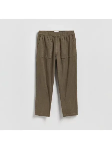 Reserved jogger kalhoty pudrově hnědá