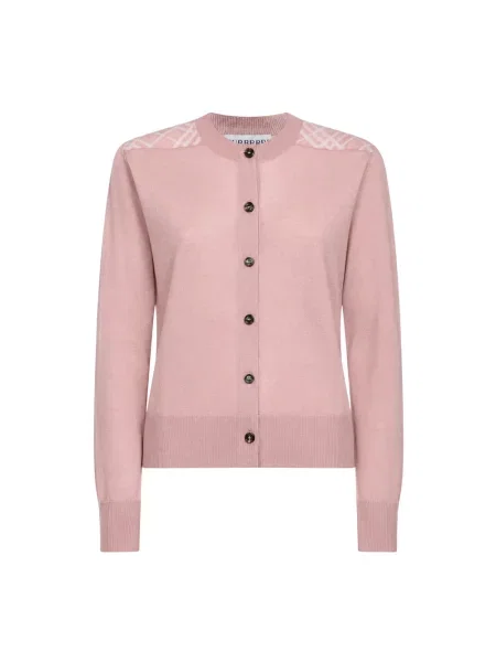 Sweter Burberry różowy