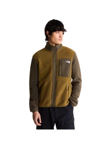 Pánska fleecová mikina The North Face Yumiori Full Zip caraway seed/ne zelená