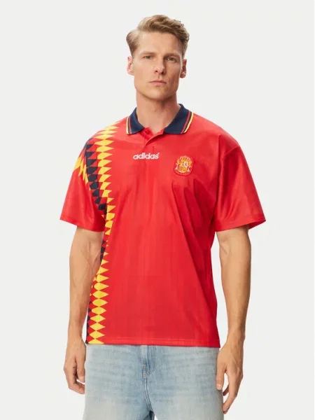 Tricou Adidas din jerseu roșu