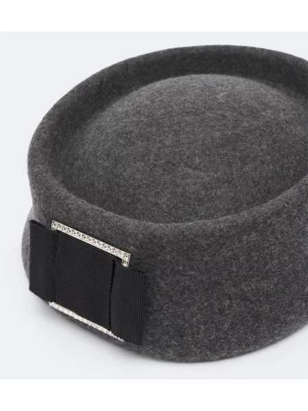 Căciulă Roger Vivier de lână gri