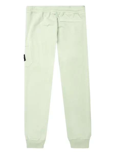 Pantaloni cargo Stone Island cu strasuri verde