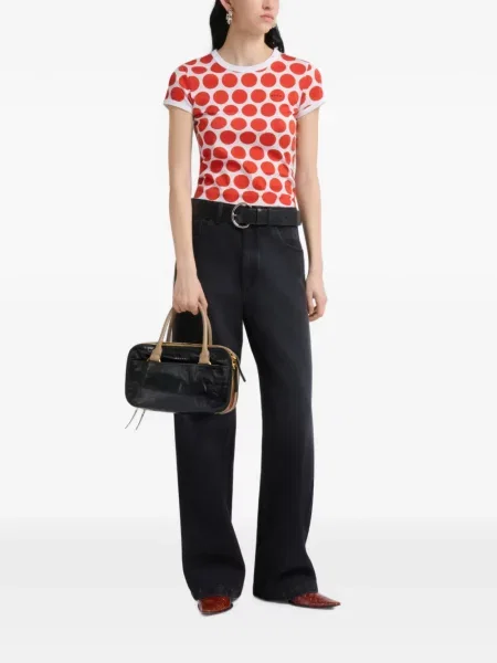 Blugi cu picior larg Marni negru