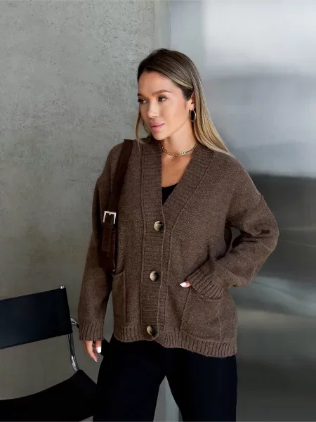 Кардиган ART KNIT коричневий