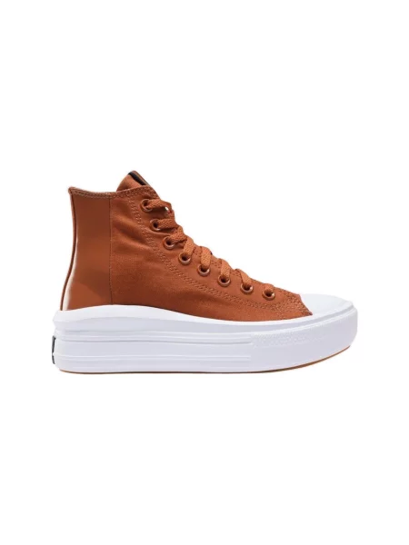 Členkové topánky Converse hnedá