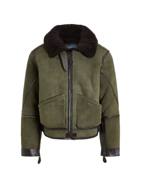 Satenske rukavice Polo Ralph Lauren s vezom s vezicama smeđa