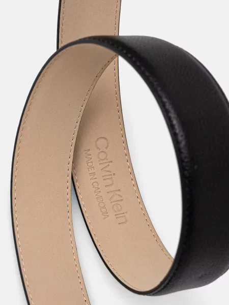 Calvin Klein curea pentru bărbați din piele negru