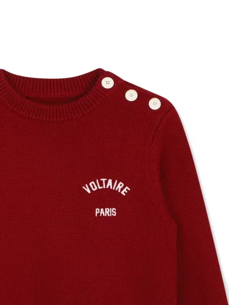 Sweter dziecięcy Zadig & Voltaire czerwony
