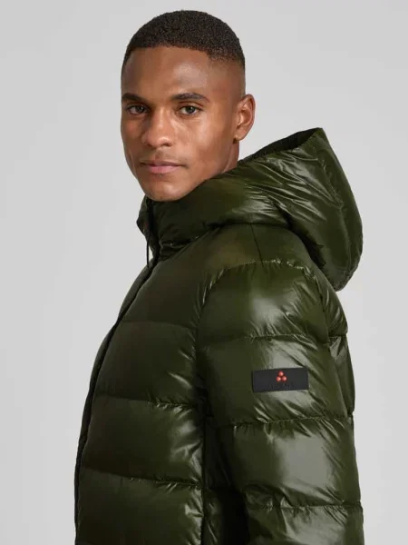 Kurtka pikowana z kapturem model ‘Honova’ Peuterey khaki