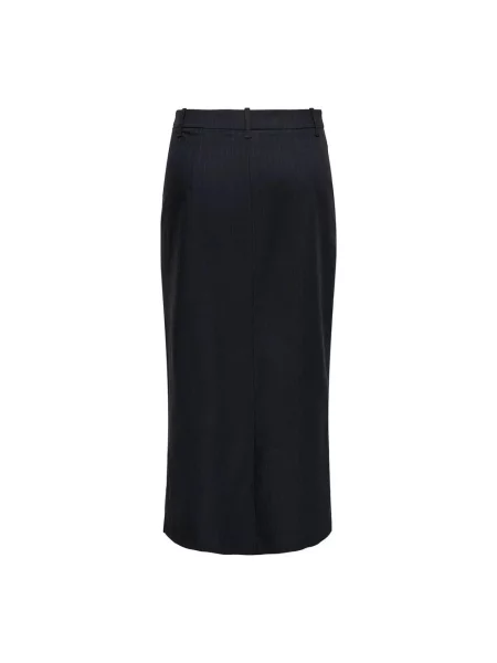 Spódnica midi Jacqueline De Yong w paski do kolan czarna