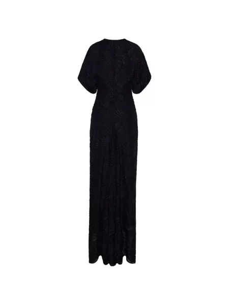 Rochie maxi Adam Lippes negru