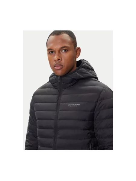 Kurtka puchowa Armani Exchange czarna