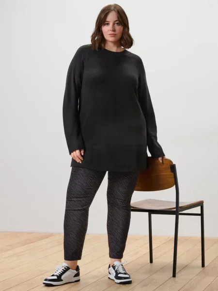 Джемпер Tchibo темно-коричневий вовна/поліестер коричневий