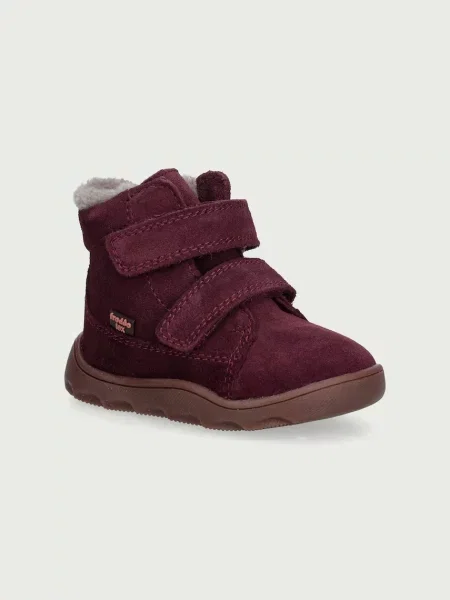 Froddo gyerek velúr téli cipő ZERU TEX FURRY BAREFOOT lila