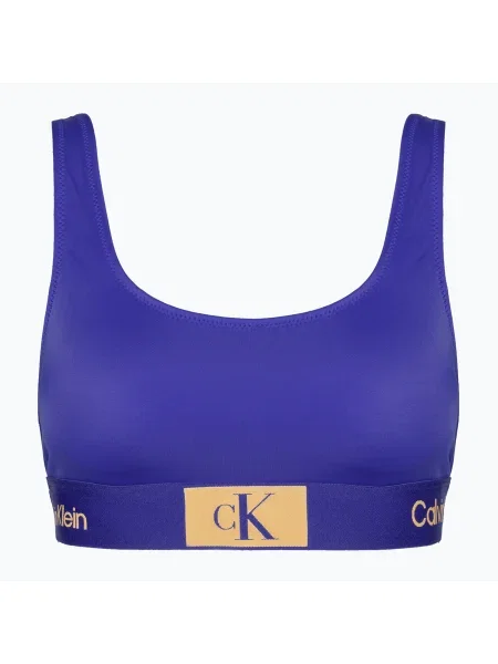 Olcsóbban. Bikini felső Calvin Klein Bralette-RP midnight lagoon. Méret: XS