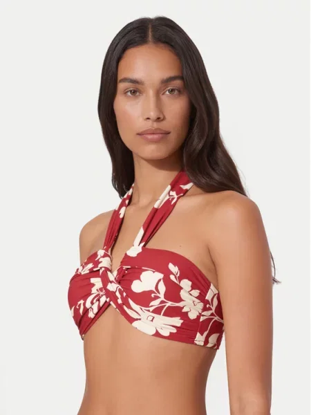 Seafolly Bikini partea de sus Mayflower roșu