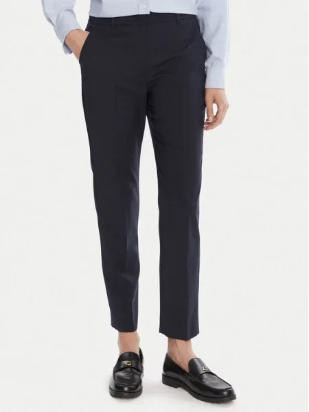 Weekend Max Mara Παντελόνι υφασμάτινο Canon Σκούρο μπλε
