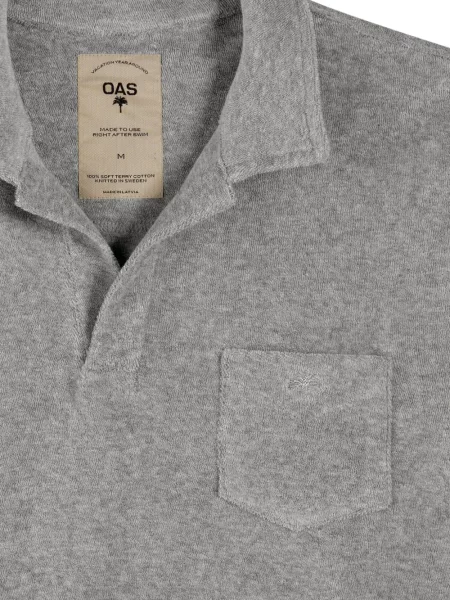 Tricou Oas Company din material terry gri