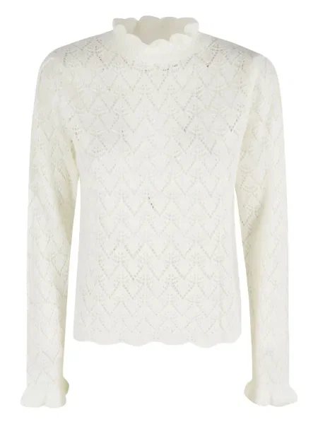 Kołnierzykowy bluzka Farm Rio z falbankami