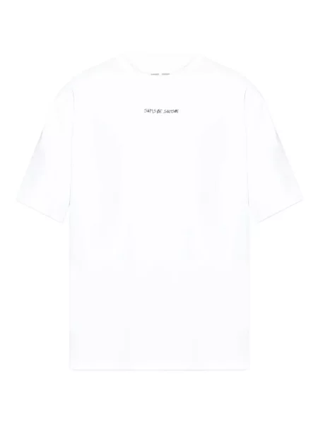 Tricou Samsøe Samsøe cu imagine alb