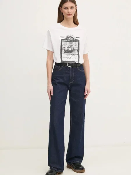 Pepe Jeans tričko LELE bílé