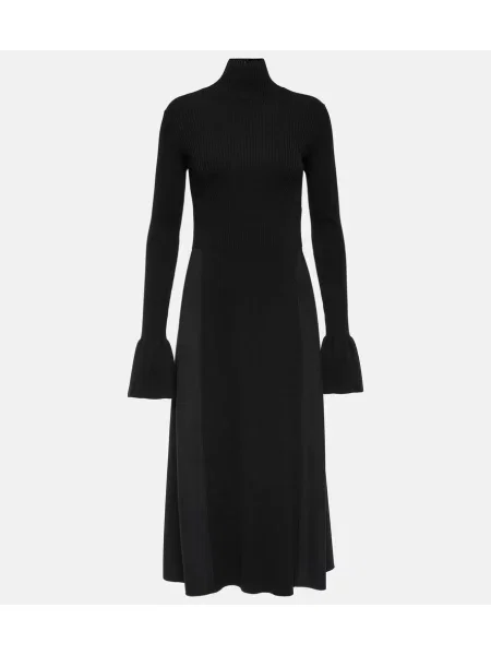 Rochie midi Joseph până la genunchi de costum negru