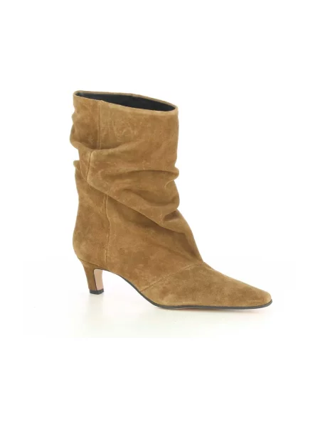 Botki Steve Madden zamszowe brązowe