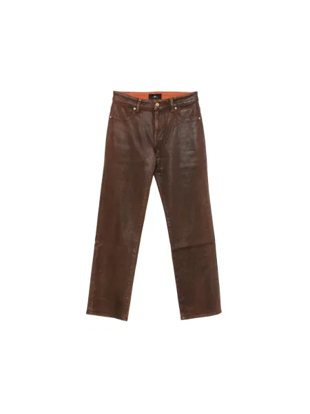 Jeansy 7 For All Mankind brązowe
