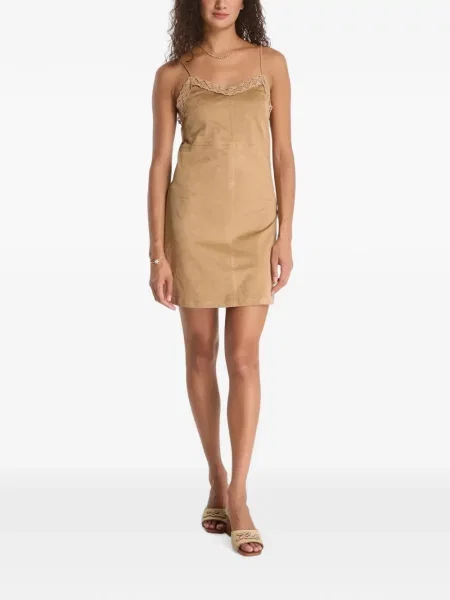 Rochie mini Guess din dantelă cu bretele