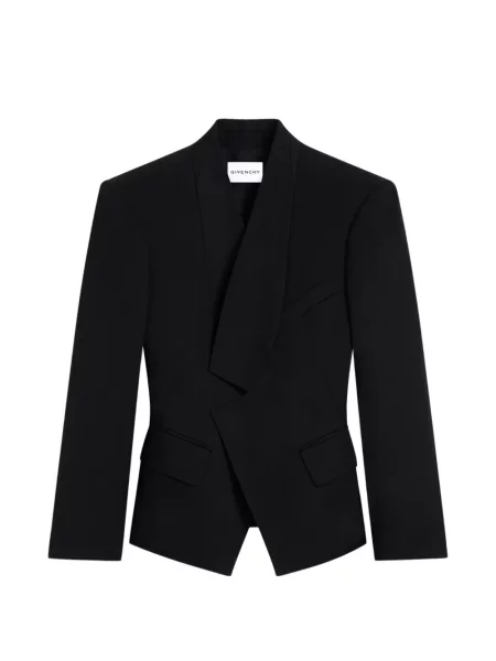 Geacă Givenchy de lână cu rever negru