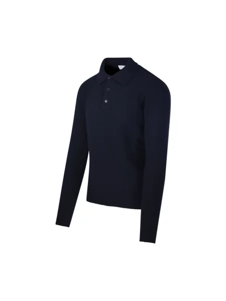 Sweter Roberto Collina niebieski