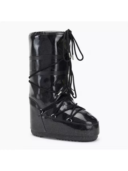 Śniegowce Moon Boot Icon Glitter black czarne
