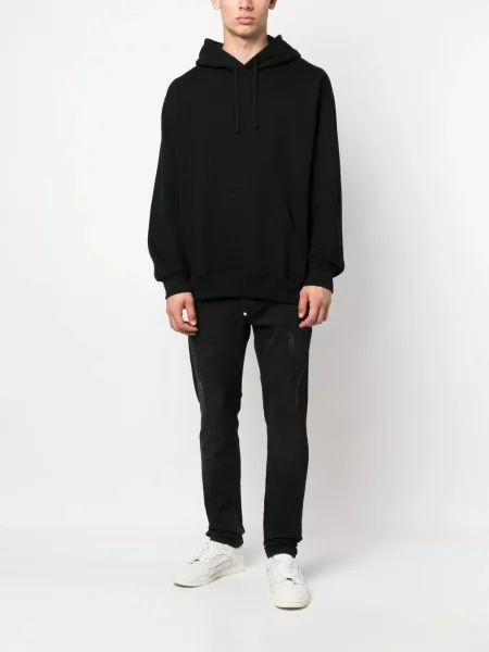 Proste jeansy Philipp Plein czarne