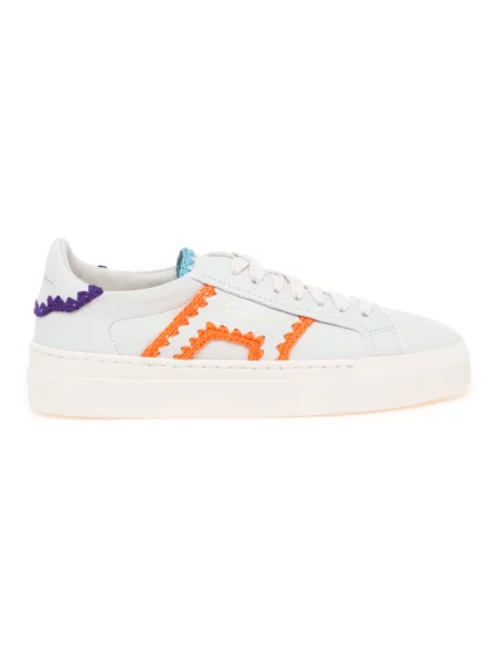 Sneakersy Santoni białe