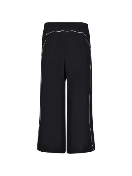 Бягане панталон Balenciaga с принт черно
