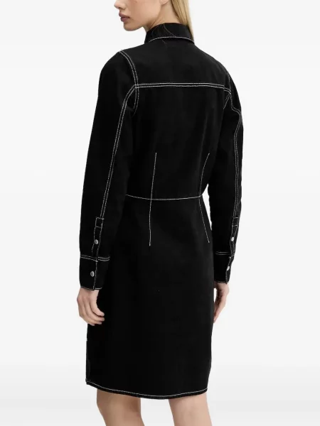 Костюм дънкова рокля Karl Lagerfeld Jeans черно