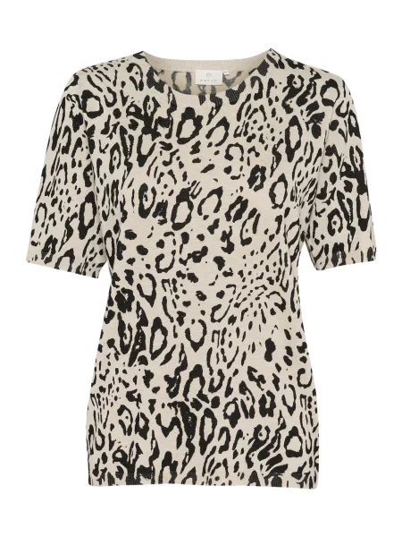 Kaffe Pulover Liz bež črna